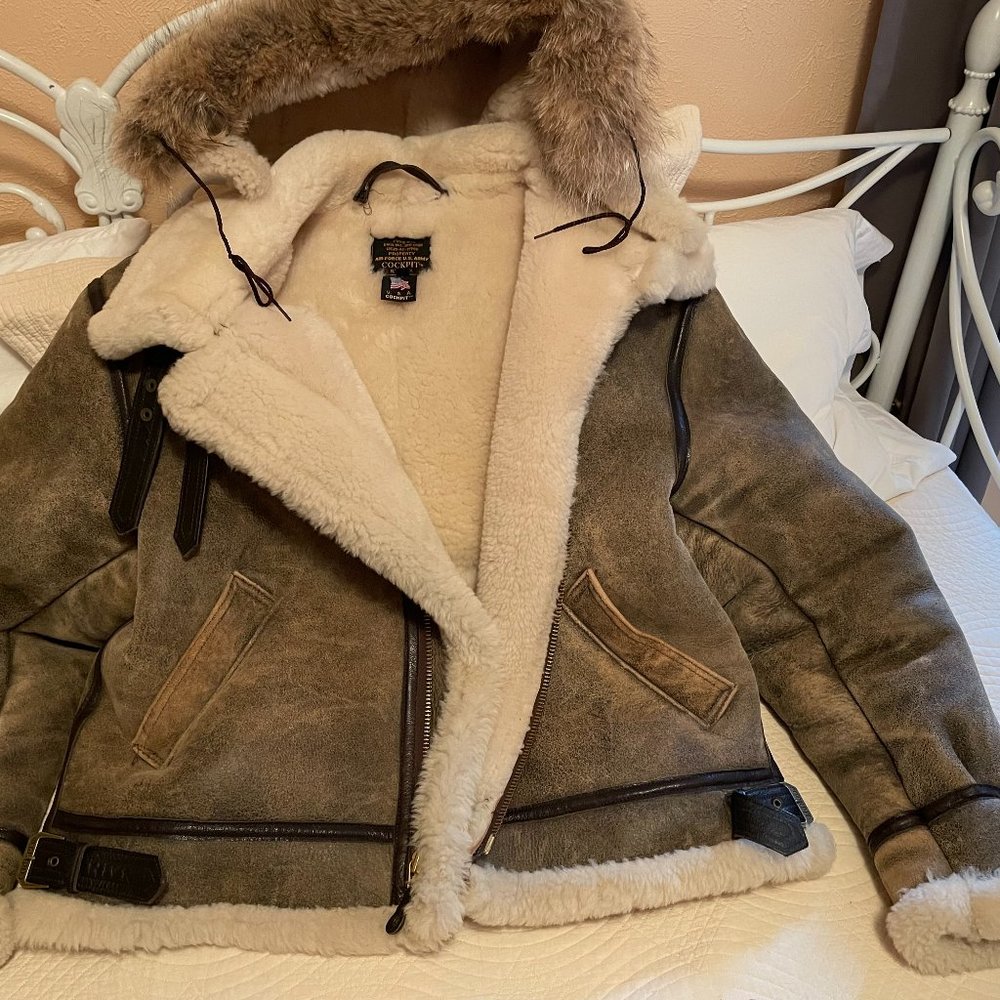 Cockpit Clothing Company Bomber Jacket with hood